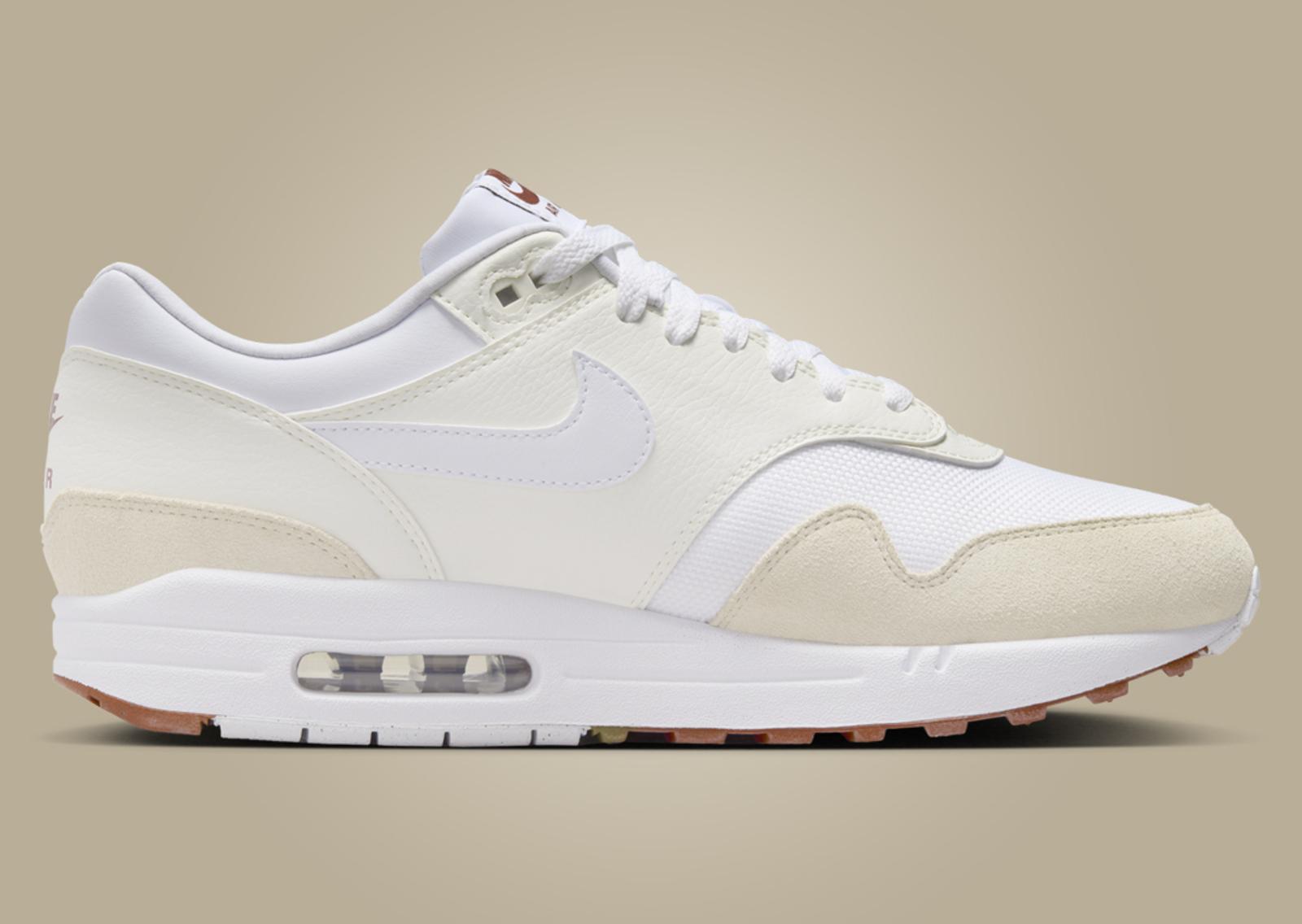 Nike Air Max 1 Sail Coconut Milk Medial Left