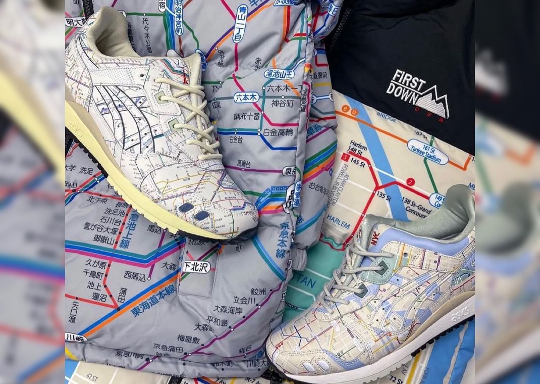 atmos Brings New York And Tokyo Subways To The Asics Gel-Lyte III