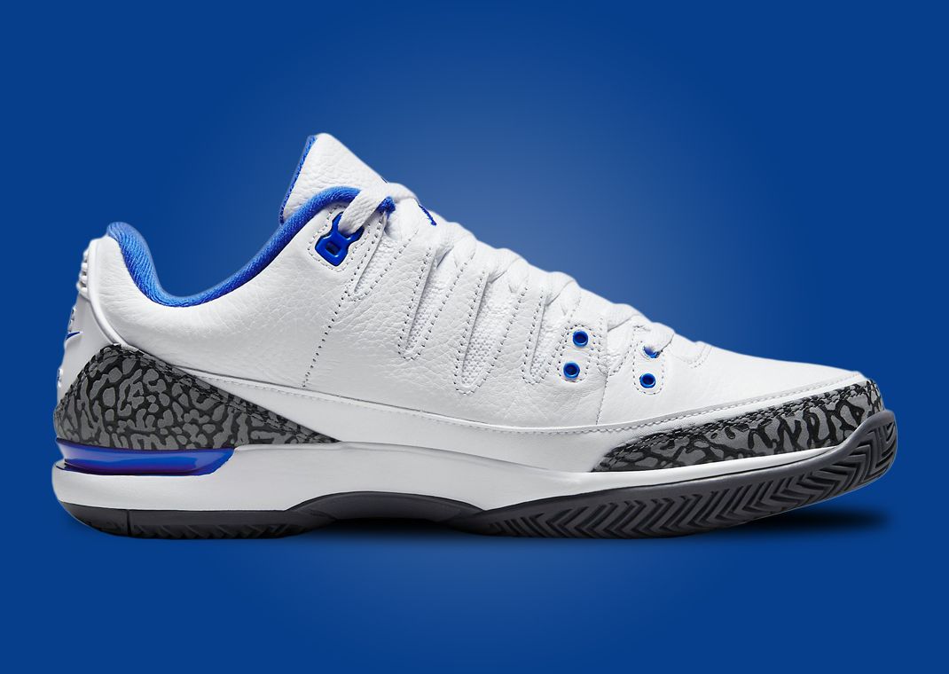 NIKE ZOOM VAPOR RF × AJ3 Nike Zoom Vapor RF AJ3 True Blue Release Info ·JustFreshKicks