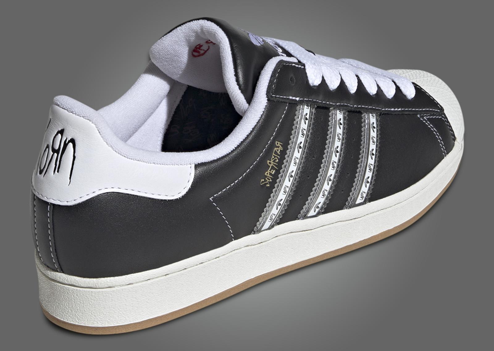 Korn x adidas Superstar Heel Angle