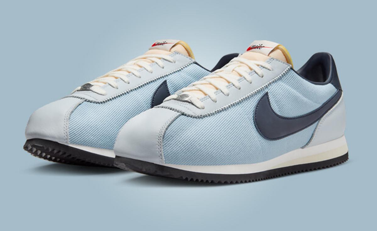 This Nike Cortez is Covered in Light Armory Blue
