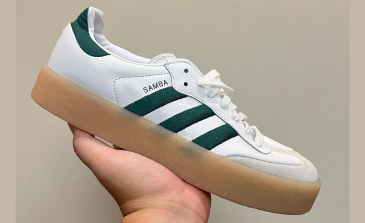 The adidas Samba XLG White Green Releases in 2023