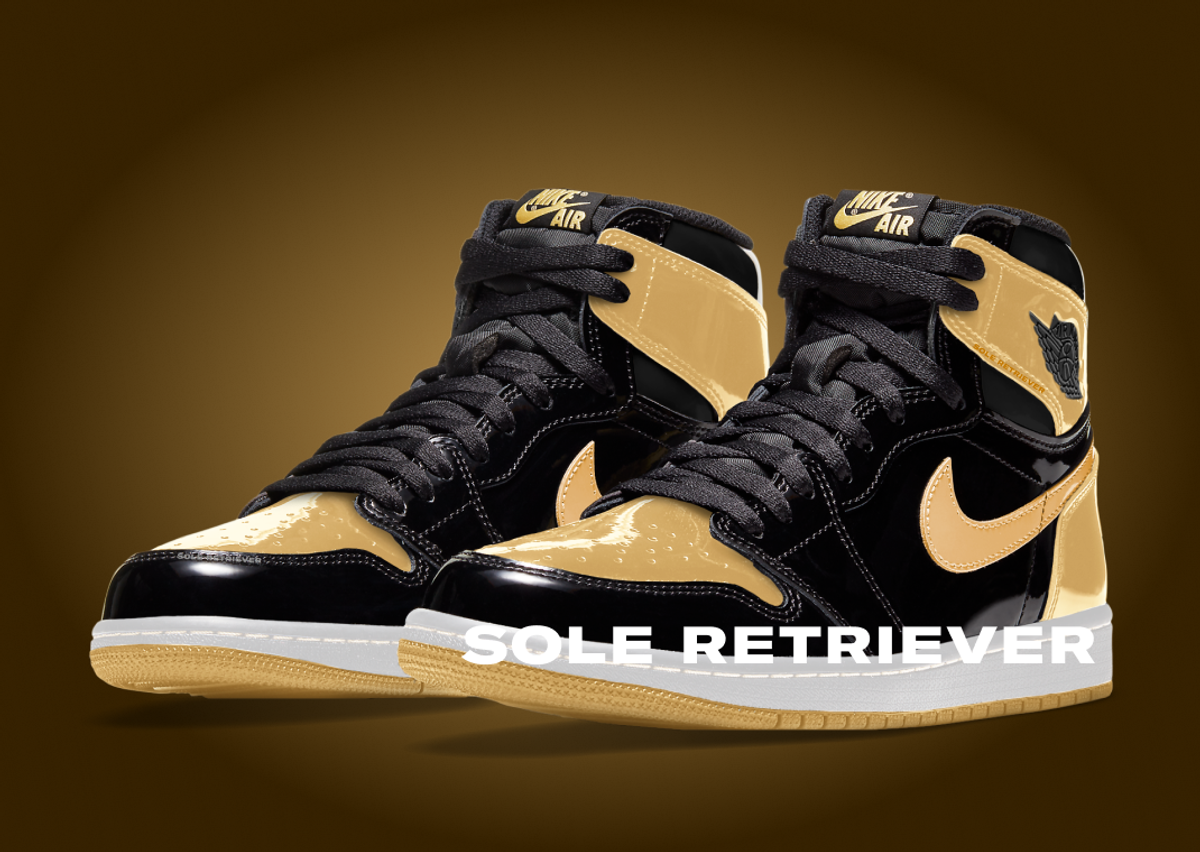 Black metallic gold 2024 jordans