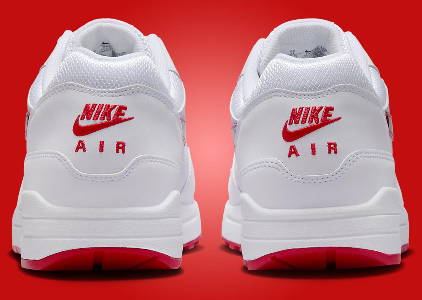 Nike Air Max 1 Valentine’s Day White (2025) Heel