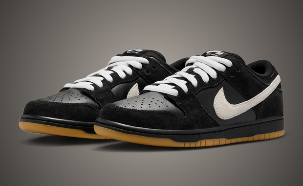 sb dunk low pro black white