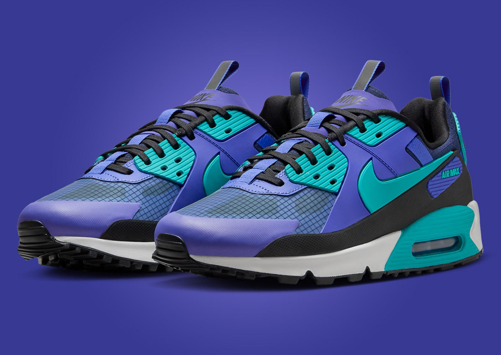 Nike Air Max 90 Drift Persian Violet Dusty Cactus Angle