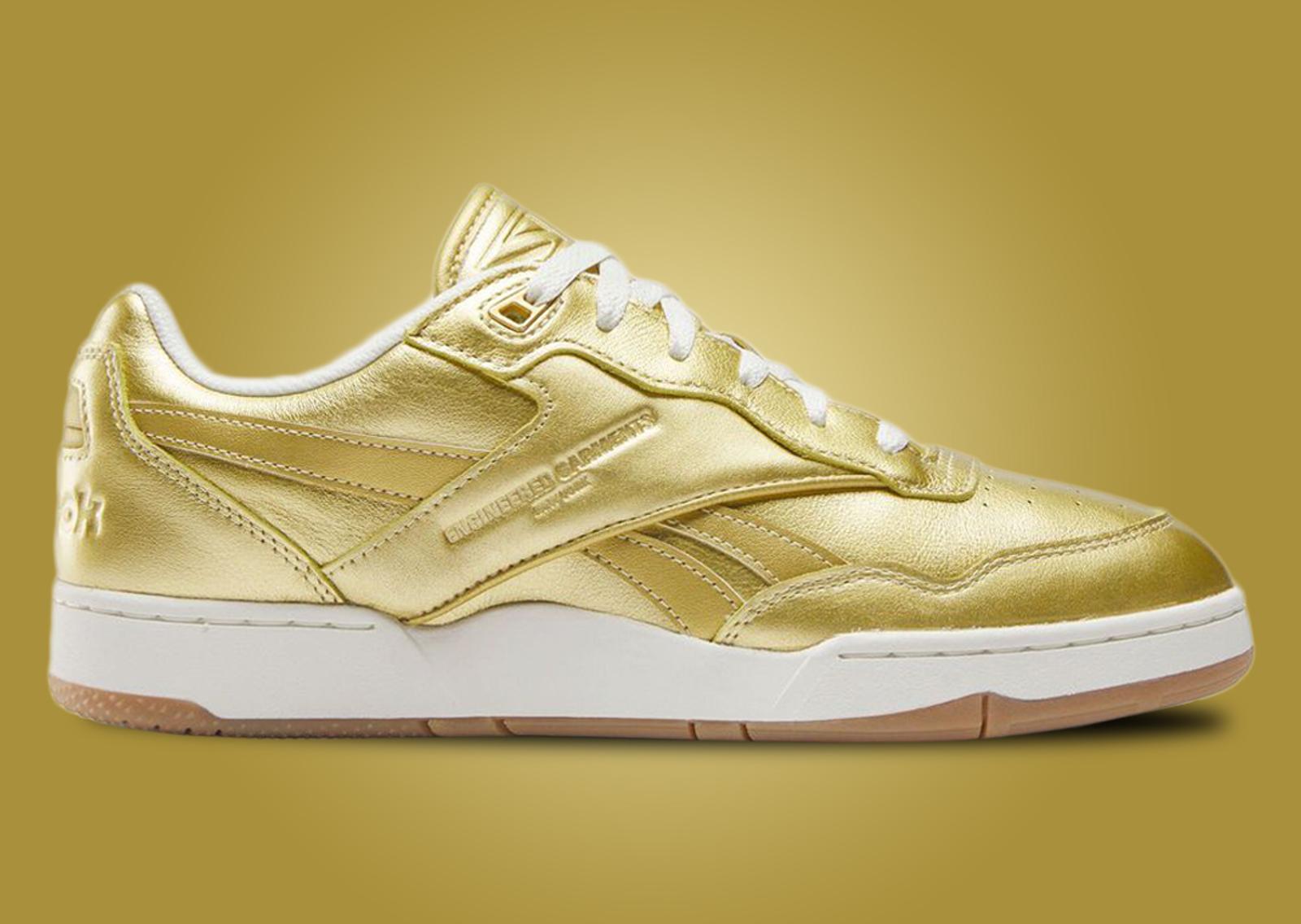 Engineered Garments x Reebok BB4000 II Gold Metallic Lateral