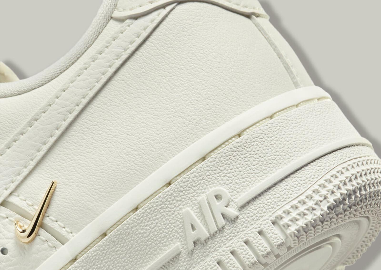 Nike Air Force 1 Low LX Sail Metallic Gold (W) Heel