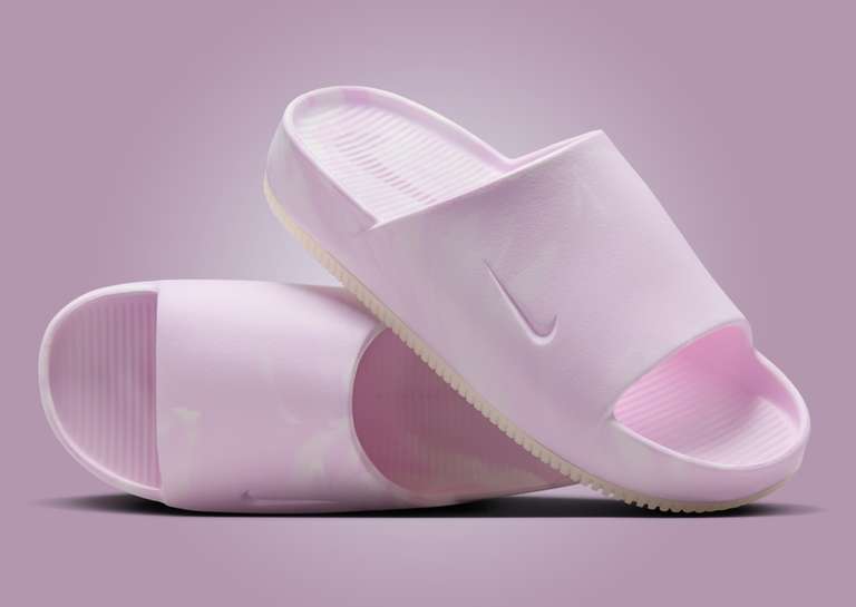 Nike Calm Slide SE Pink Foam (W) Angle