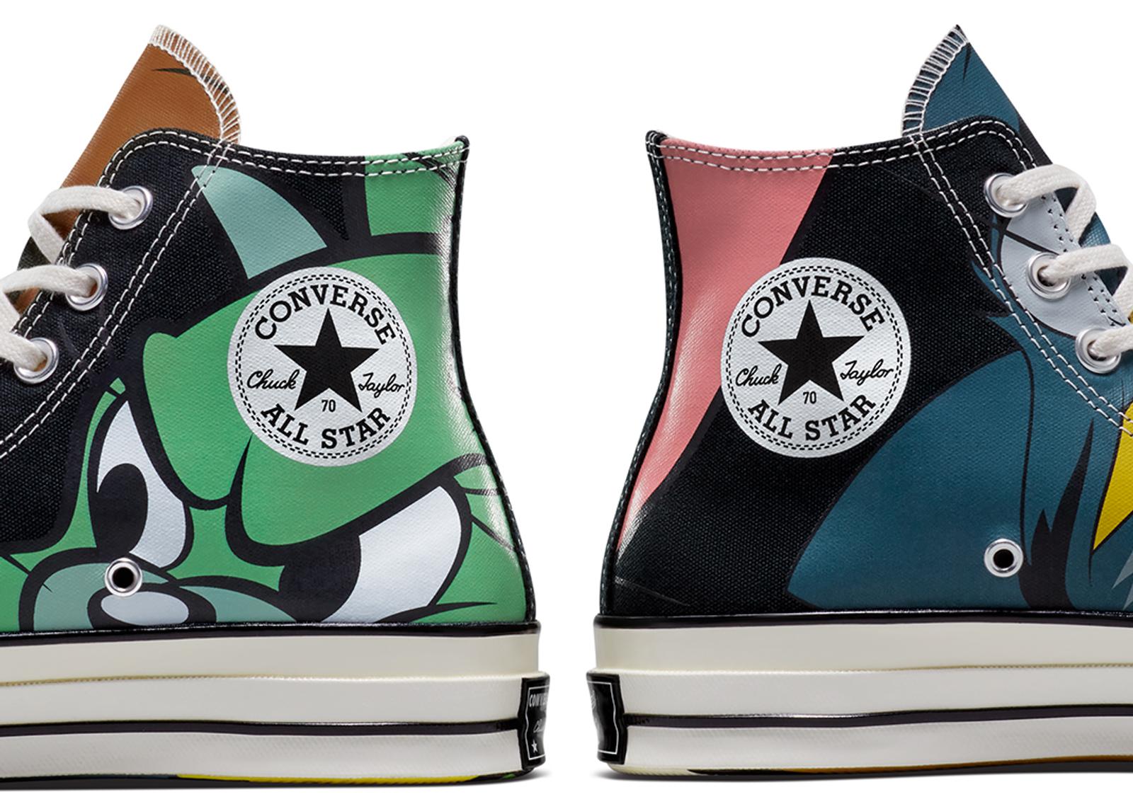 Tom & Jerry x Converse Chuck Taylor Black Multi Detail