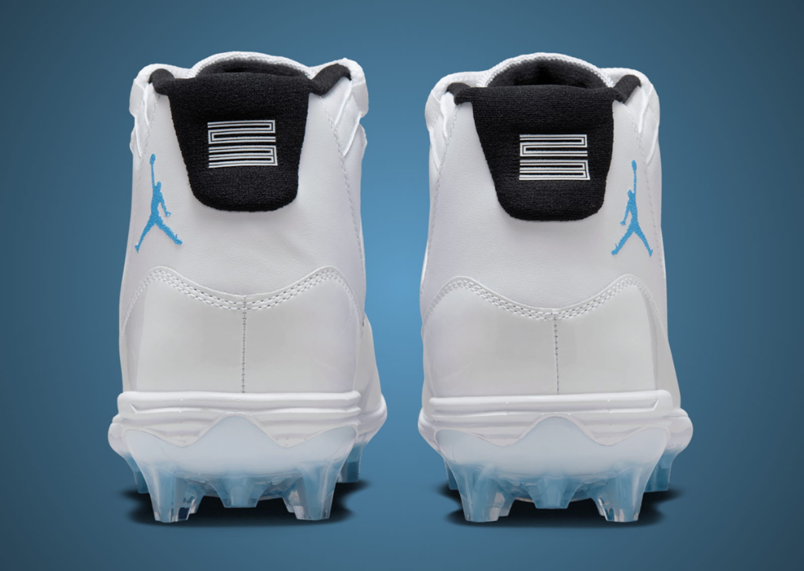 Air Jordan 11 Mid TD Cleat Legend Blue Heel