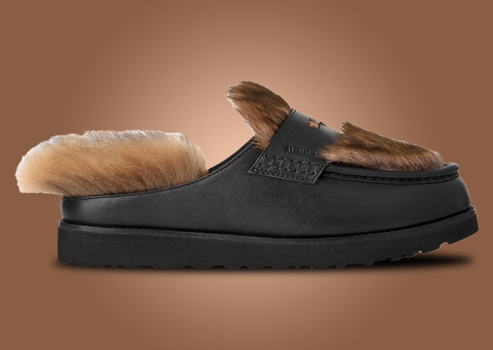 Ambush x UGG Loafer Black Lateral