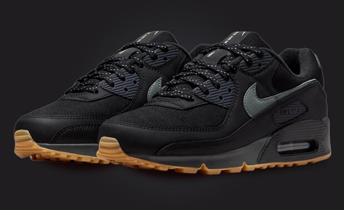 Nike Dresses the Air Max 90 in Black, Smoke Grey, and Gum 