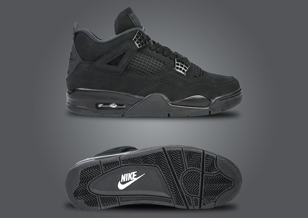 ●RAIVE● Posh Large in Black UA4SA040-10 The Air Jordan 4 Retro Black Cat Returns November 2025