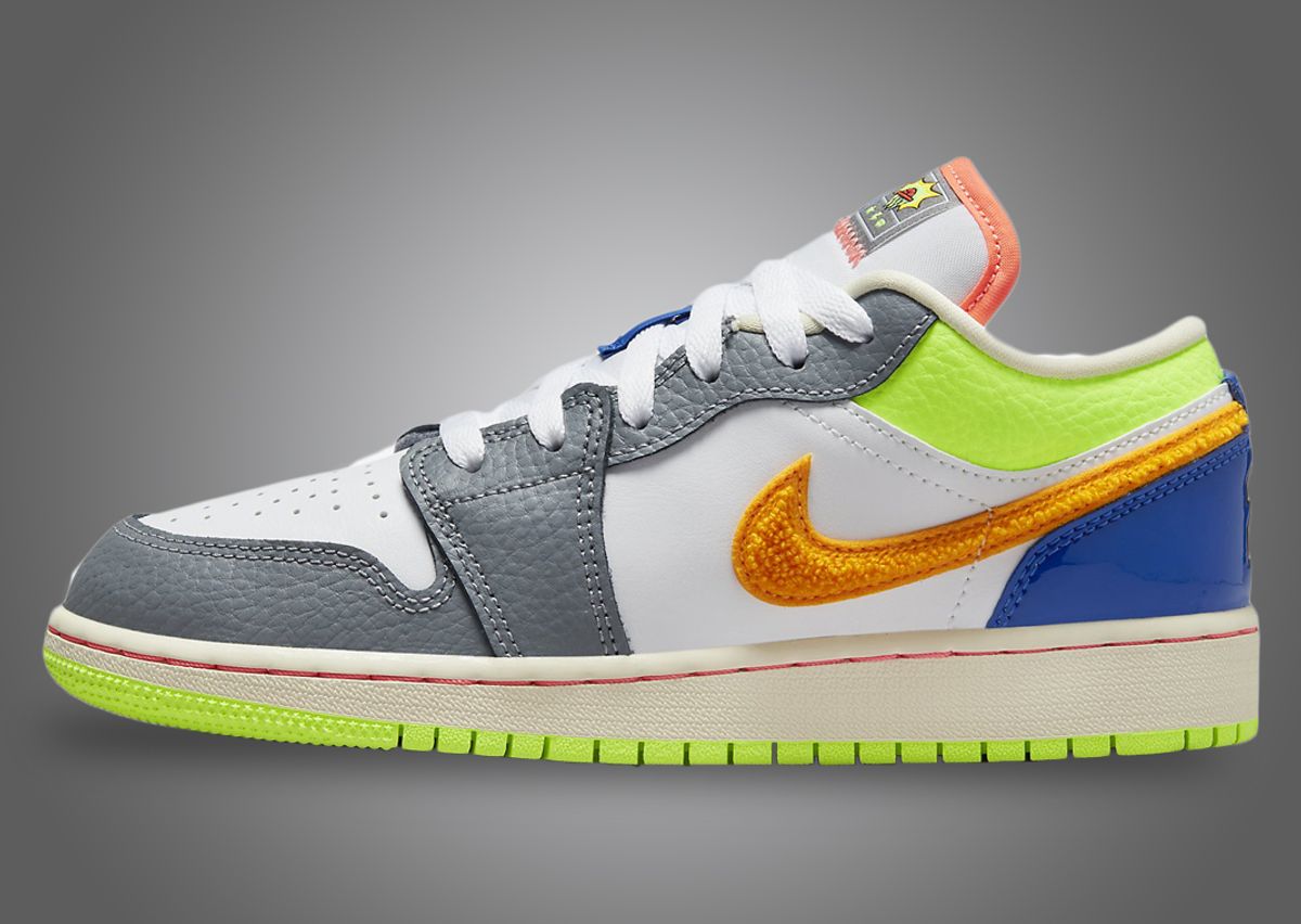 This Grade School Exclusive Air Jordan 1 Low Brings Hoops To Life