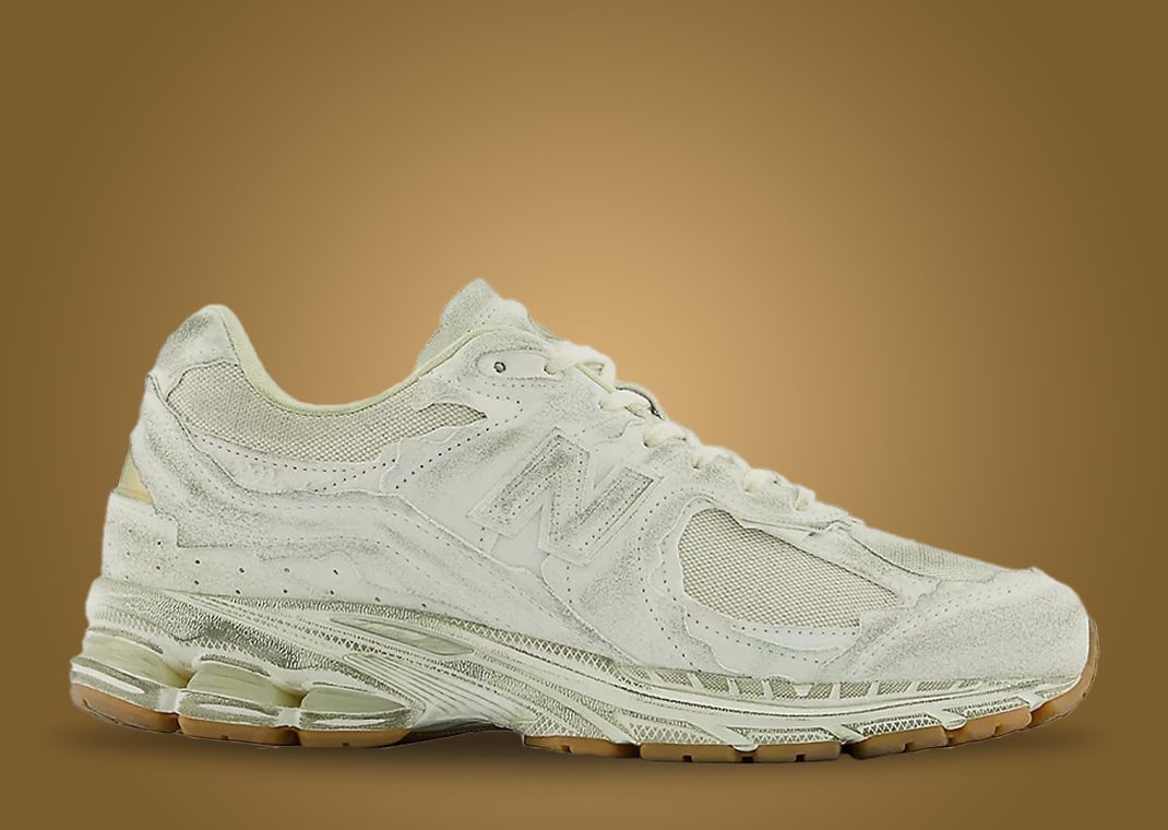 The New Balance 2002R Protection Pack Continues In Worn White