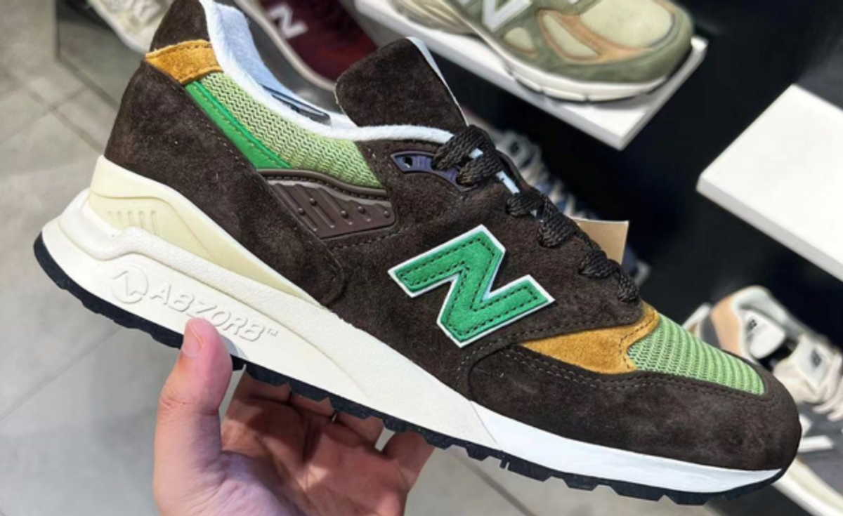 The New Balance 998 Made in USA Brown Green Releases in 2023