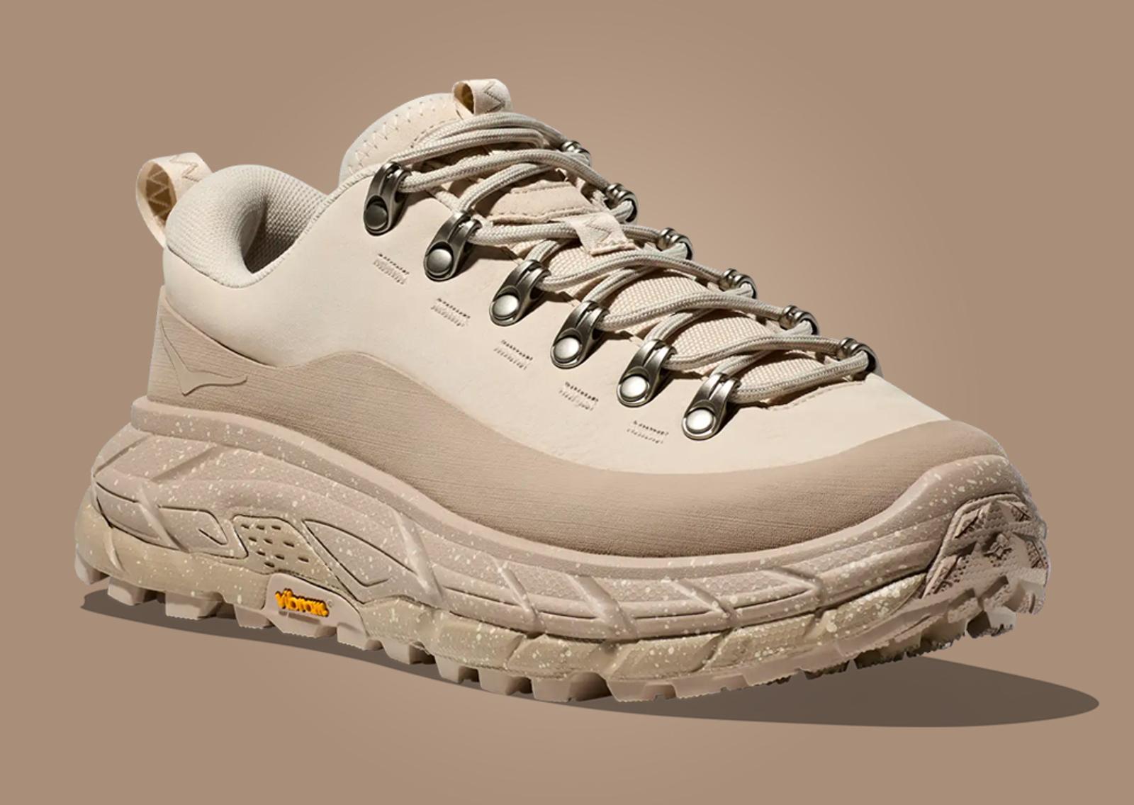 HOKA ONE ONE x Tor Summit 2 Oat Milk Oxford Tan Angle