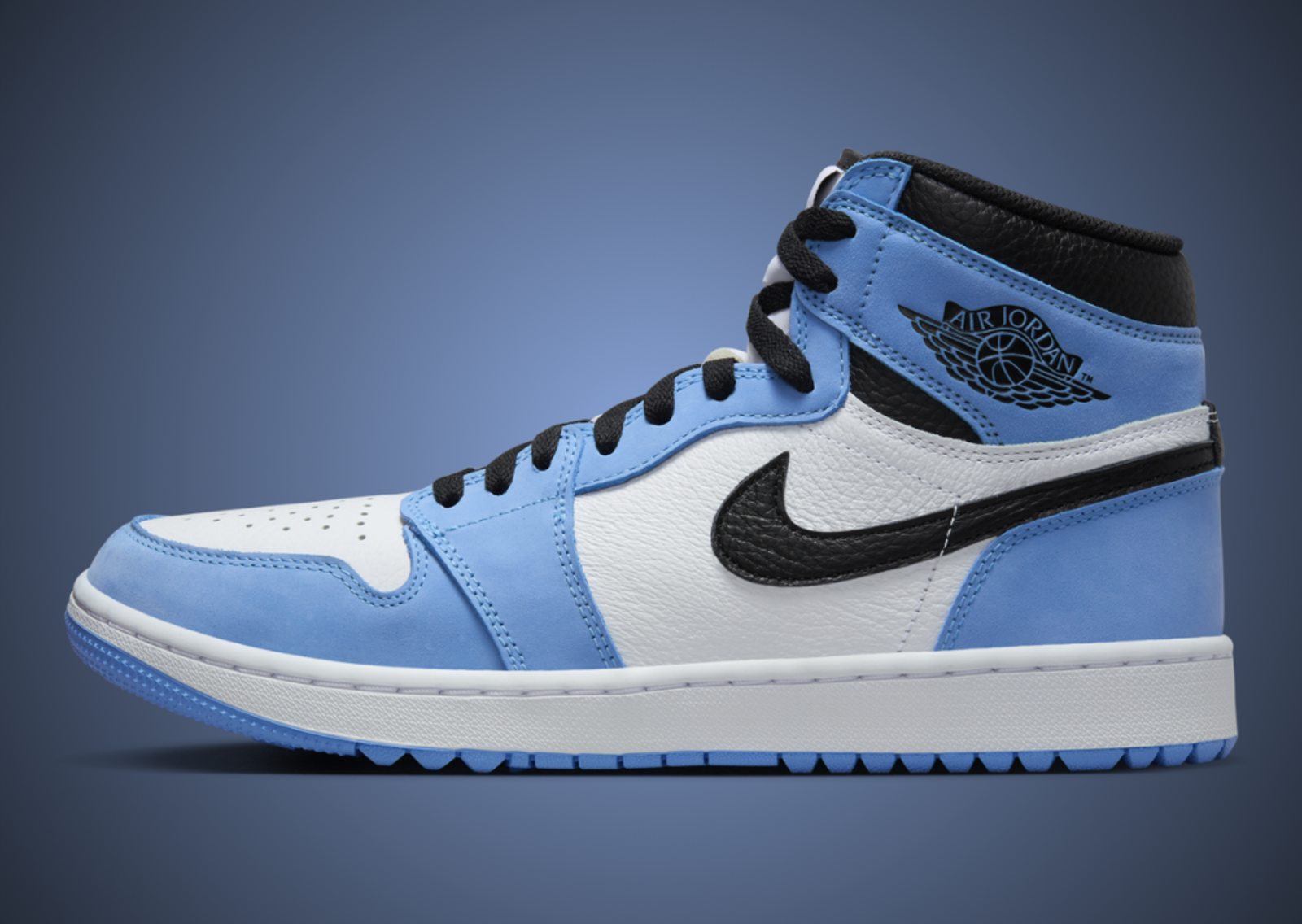 Air Jordan 1 Golf University Blue Lateral