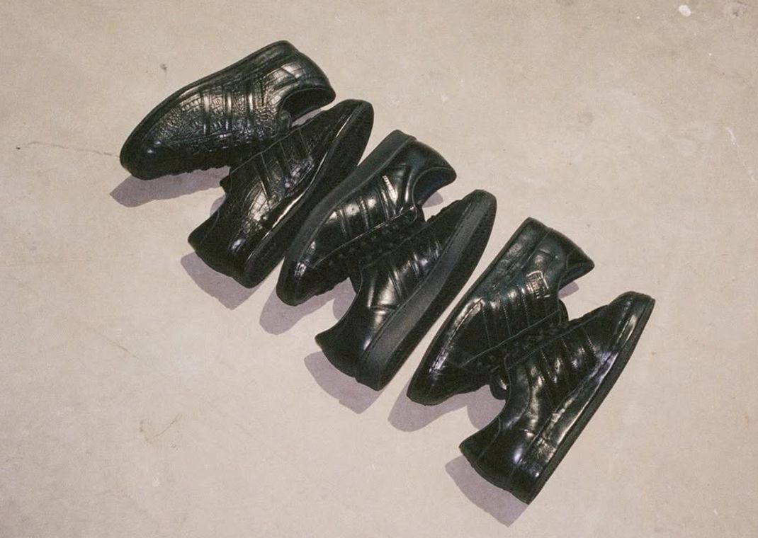 Ronnie Fieg's Kith x adidas Superstar Made in Germany Black Tie