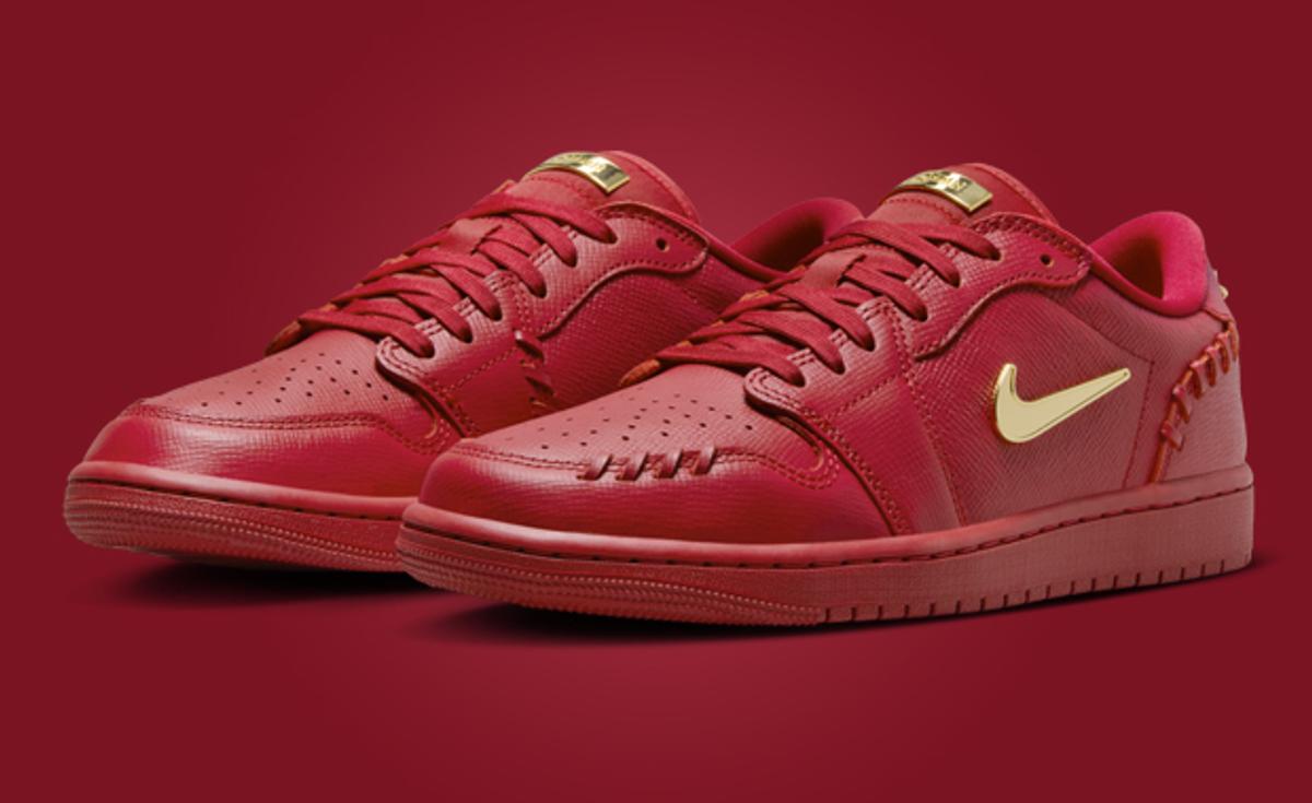 The Air Jordan 1 MM Low Gym Red Metallic Gold Releases August 2024