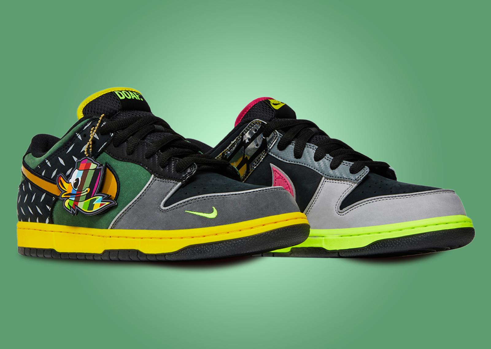 DOAF x Nike Dunk Low What The Ducks of a Feather Home Angle