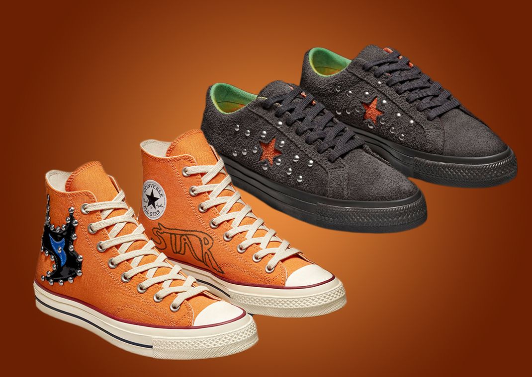 Converse discount fleur orange