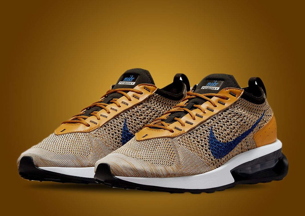 This Nike Air Max Flyknit Racer Elemental Gold