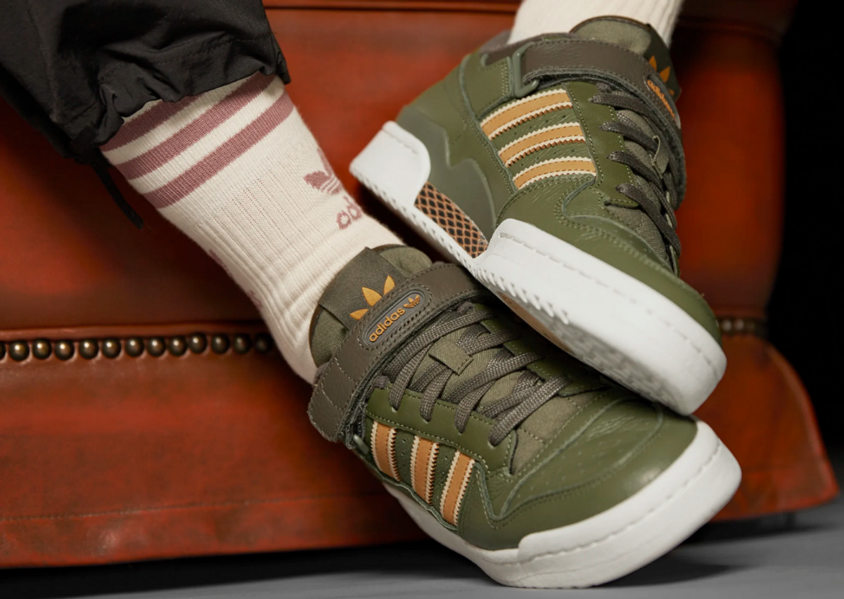 adidas Forum Low "Focus Olive" On-Foot