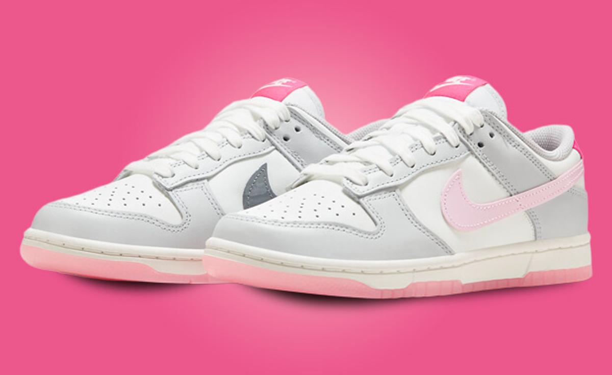 Pink Shades and Mismatched Swooshes Land on the Nike Dunk Low 52