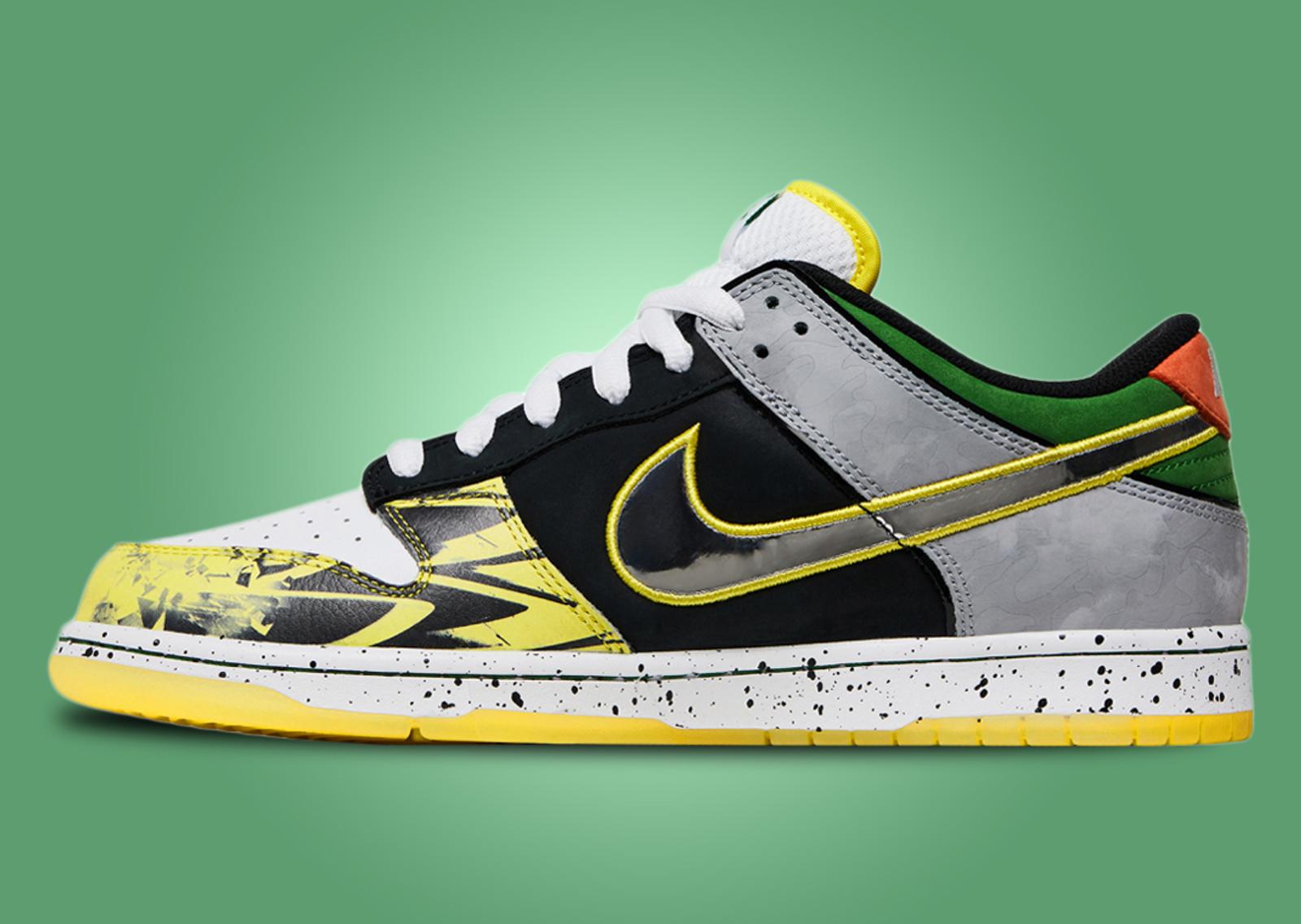 DOAF x Nike Dunk Low What The Ducks of a Feather Away Medial