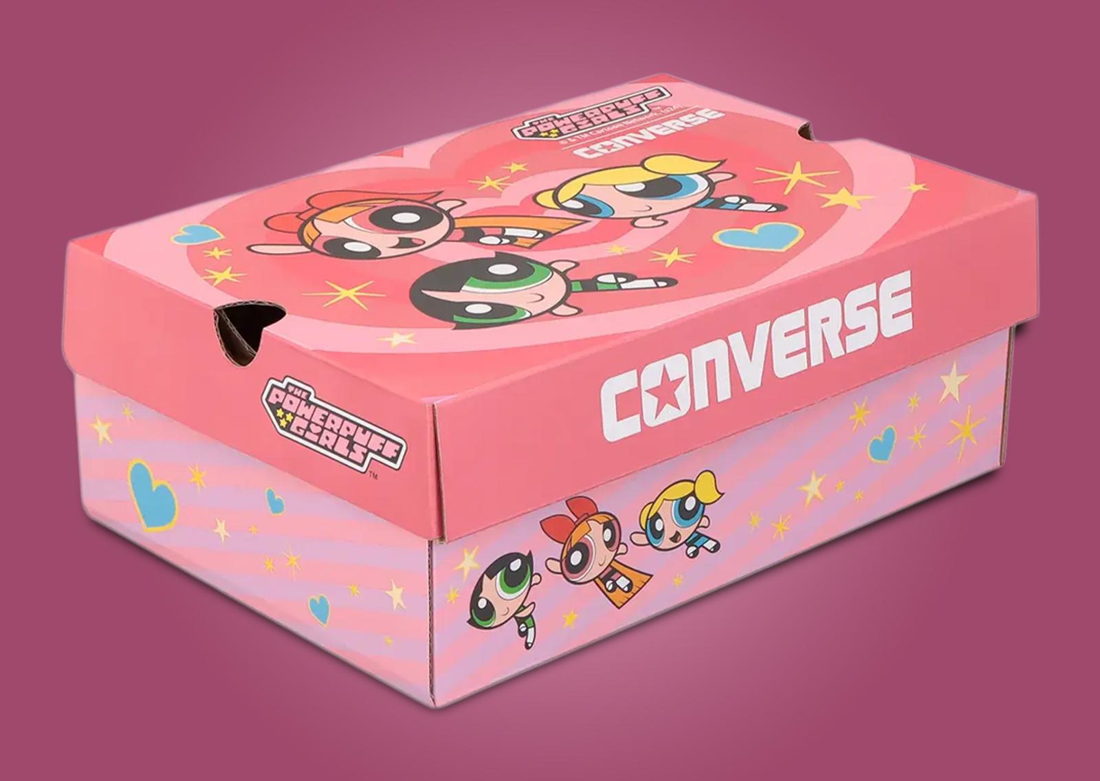 The Powerpuff Girls x Converse All-Star Light PLTS Hi Buttercup (GS) Packaging