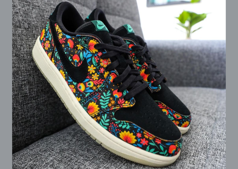 Air Jordan 1 Low Welcome To The Garden PE Angle