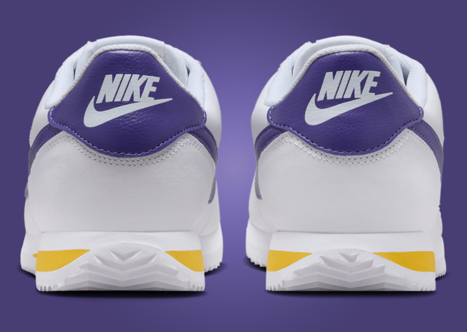 Nike Cortez Lakers Heel