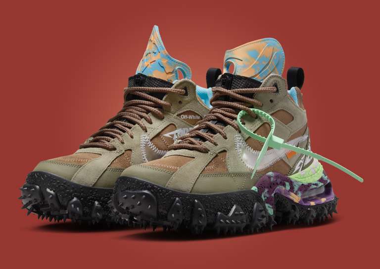 Off-White x Nike Air Terra Forma Archaeo Brown Angle