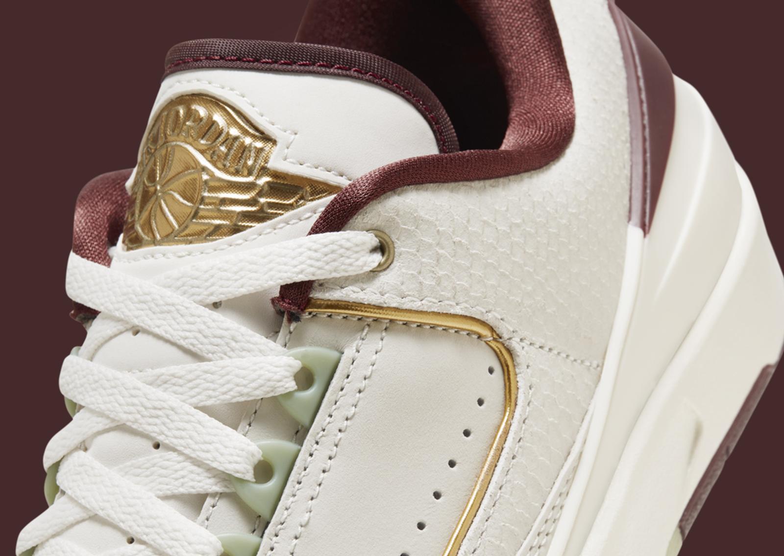 Air Jordan 2 Retro Low Chinese New Year Midfoot Detail