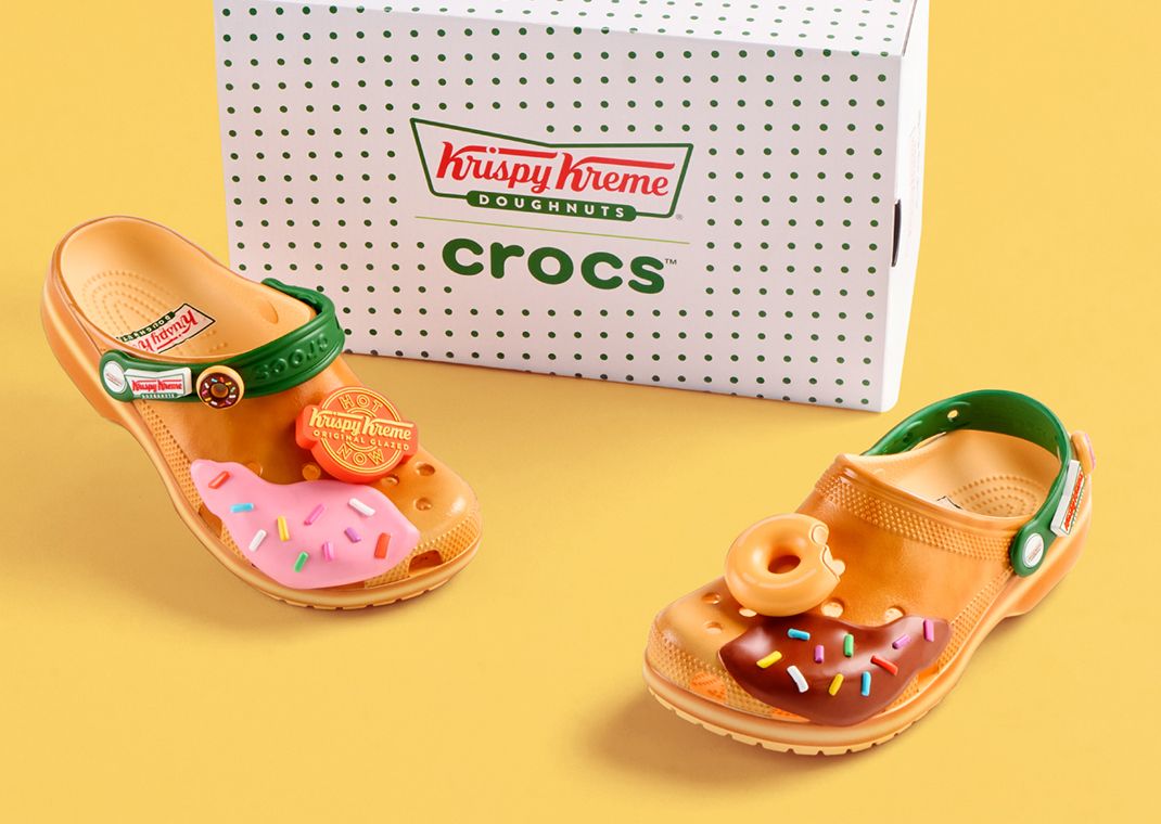 The Krispy Kreme x Crocs Classic Clog Releases August 2025