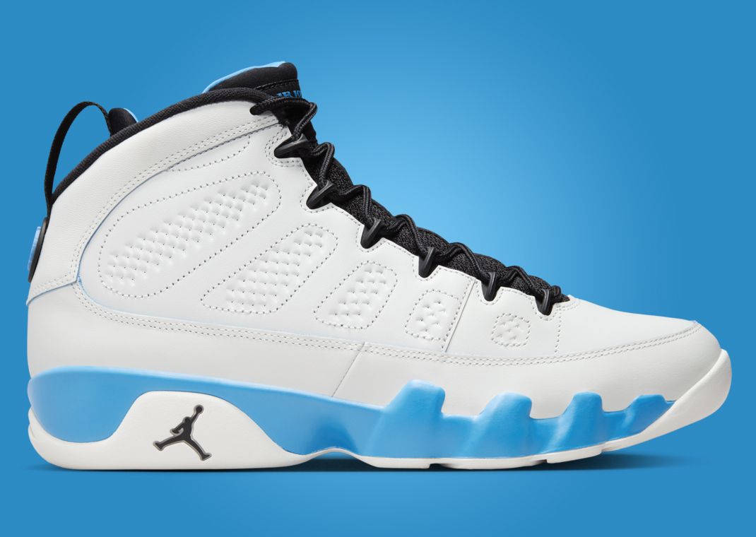 Carolina blue sale jordan 9