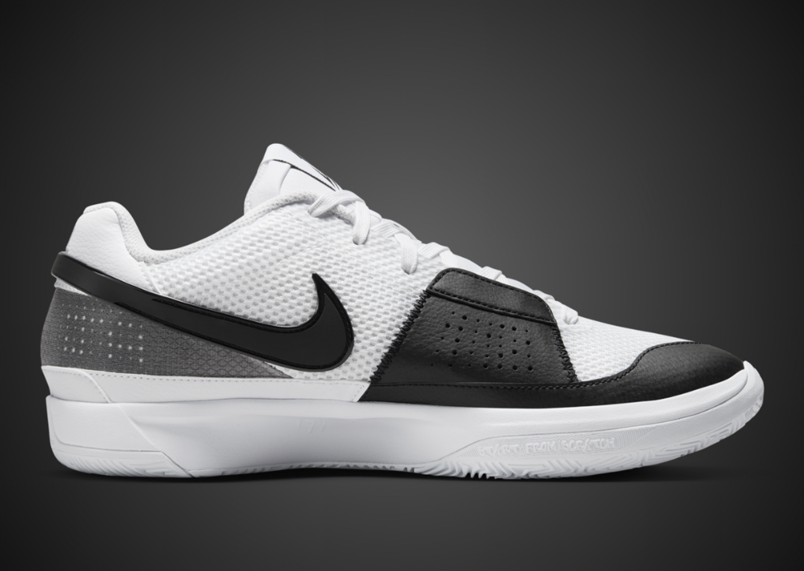 Nike Ja 1 White BlackMedial