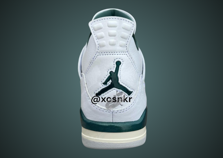 Air Jordan 4 Retro Oxidized Green Heel