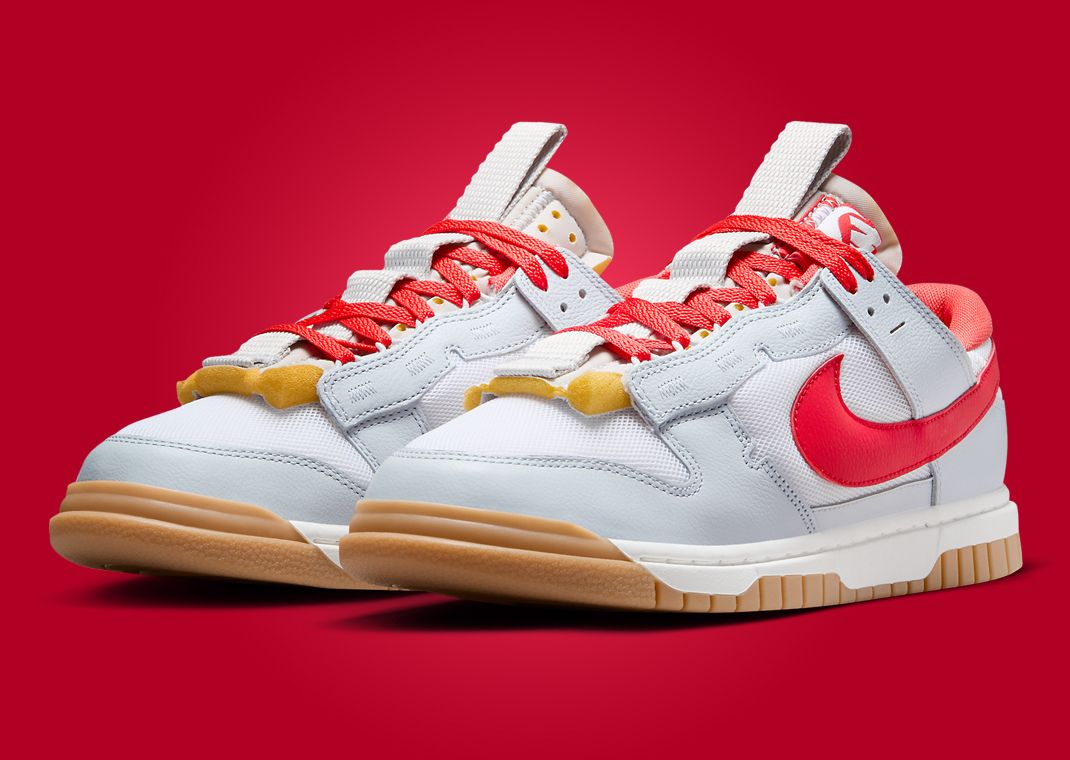 The Nike Dunk Low Remastered Pure Platinum Light Crimson Releases Summer  2024