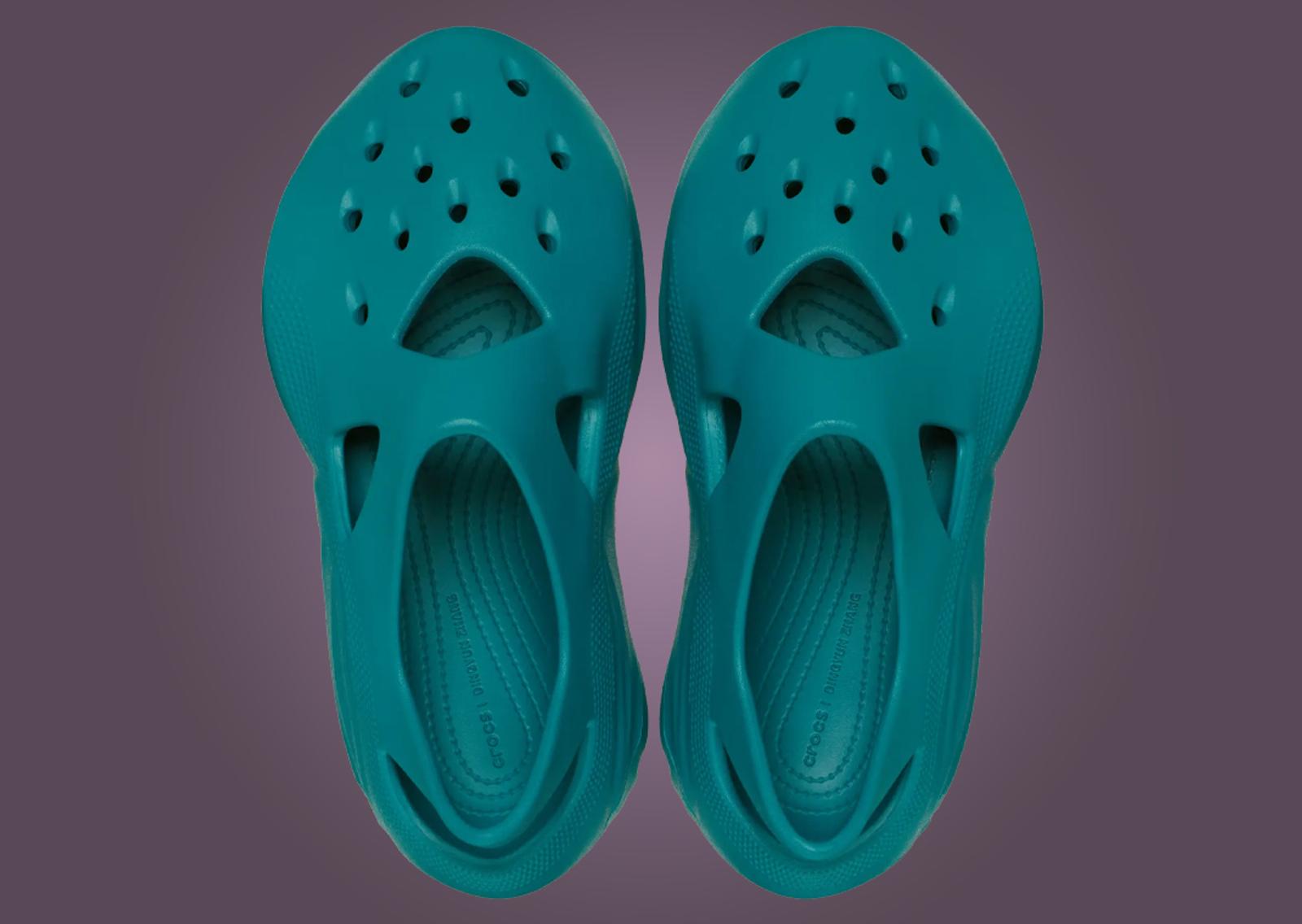 Dingyun Zhang x Crocs Diffuser Aqua Blue Top