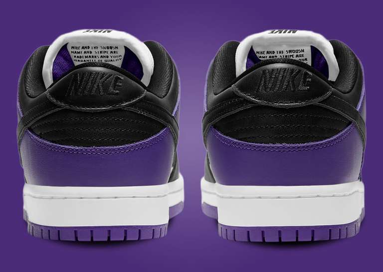 Nike SB Dunk Low Court Purple Back