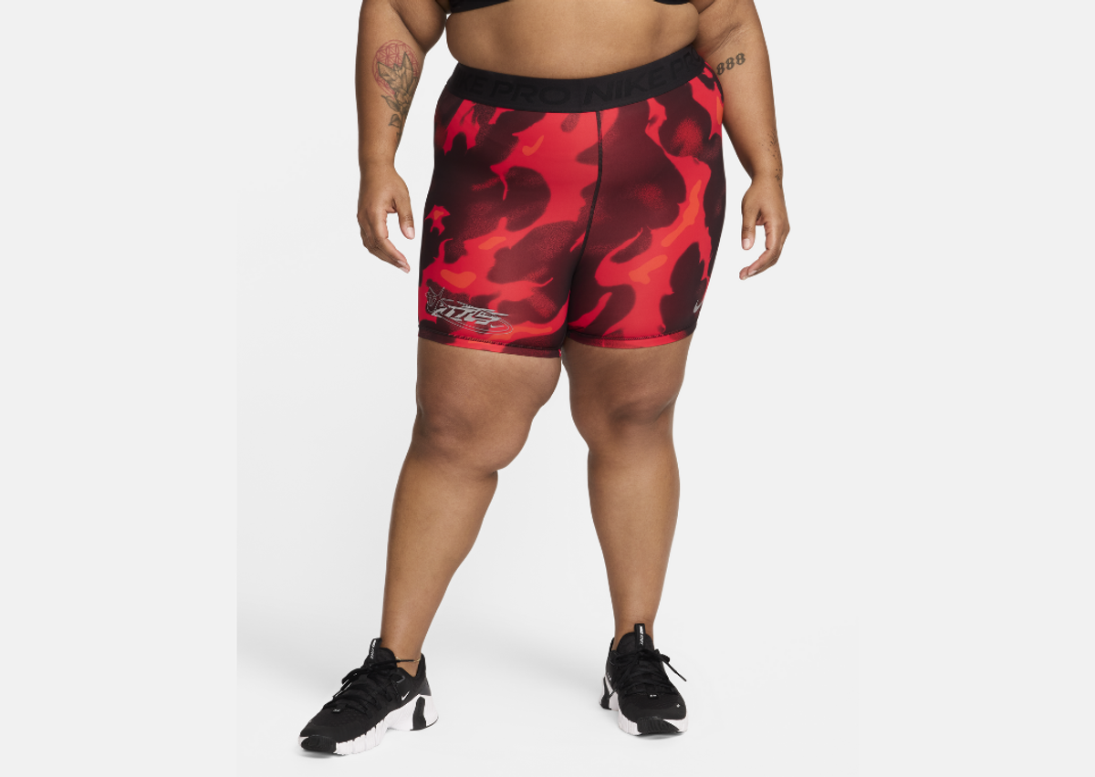 Megan Thee Stallion x Nike Women's Mid-Rise 5" Biker Shorts (Plus Size)