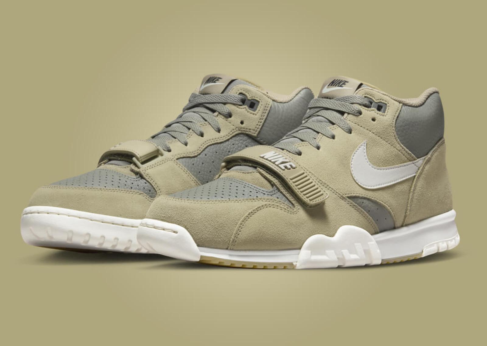 Nike Air Trainer 1 Neutral Olive Dark Stucco Angle