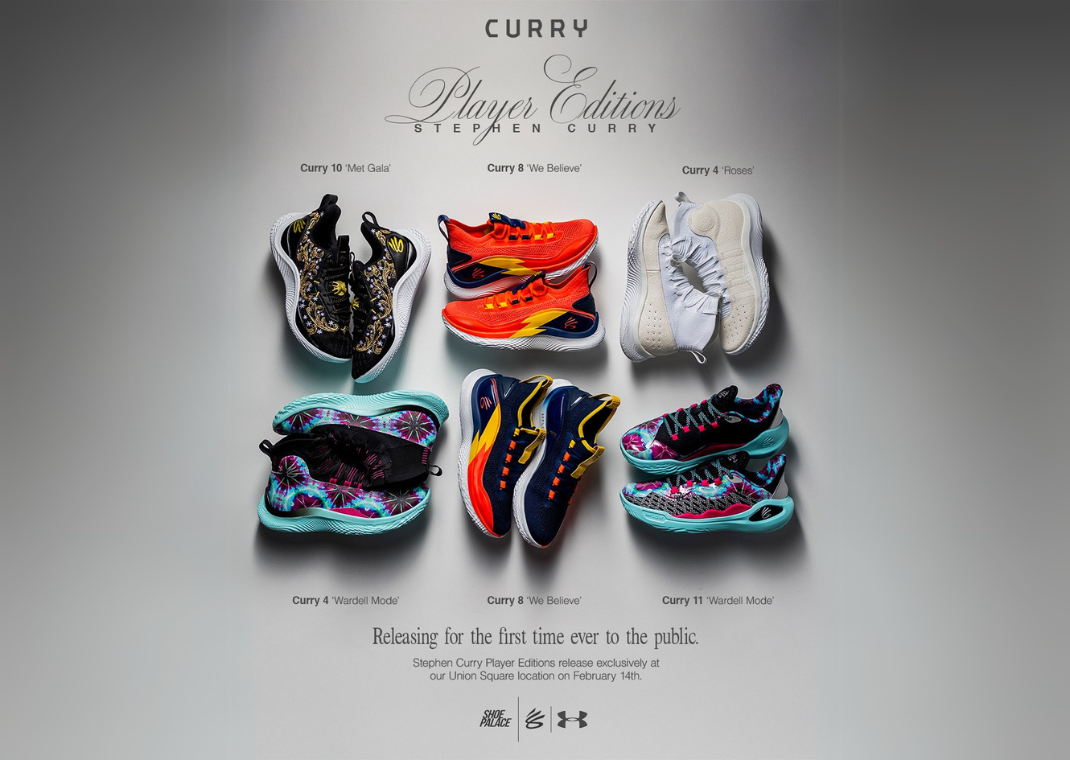 Steph Curry and Curry Brand Are Launching Six PE Sneakers