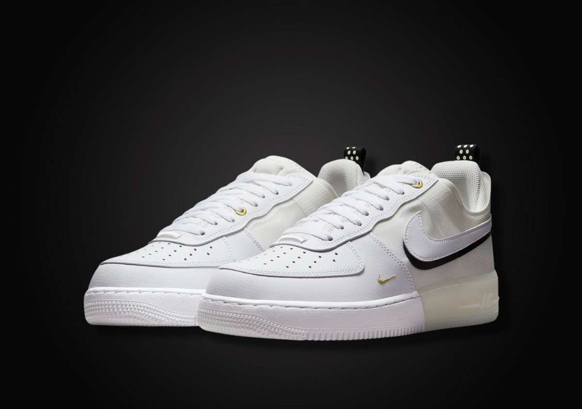 Nike air force 1 low sail black best sale