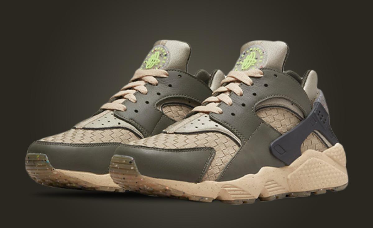 This Nike Air Huarache Crater Gets a Woven Cargo Khaki Makeover