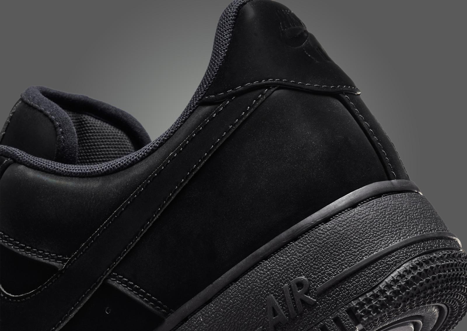 Nike Air Force 1 Low Vanta Black Heel Detail