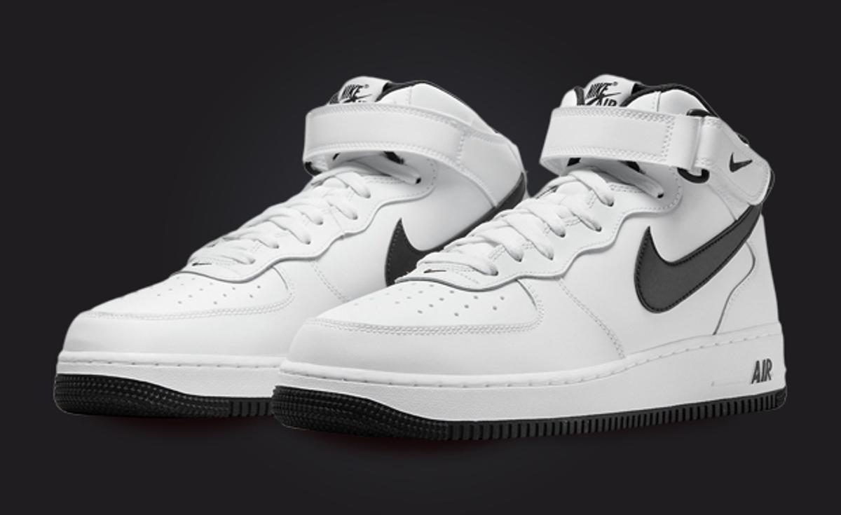 Strap In With The Nike Air Force 1 Mid '07 White Black
